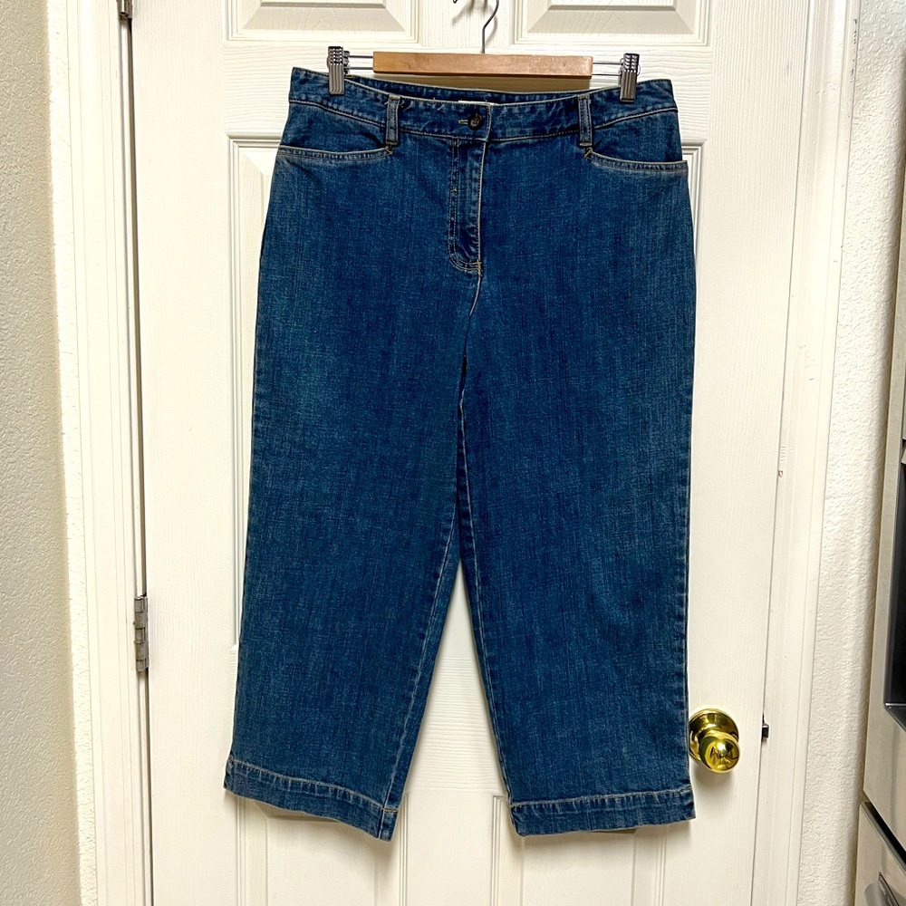 Charter Club Cropped Petite Blue Jeans